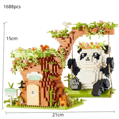 Lego Çiçekli Panda Evi™